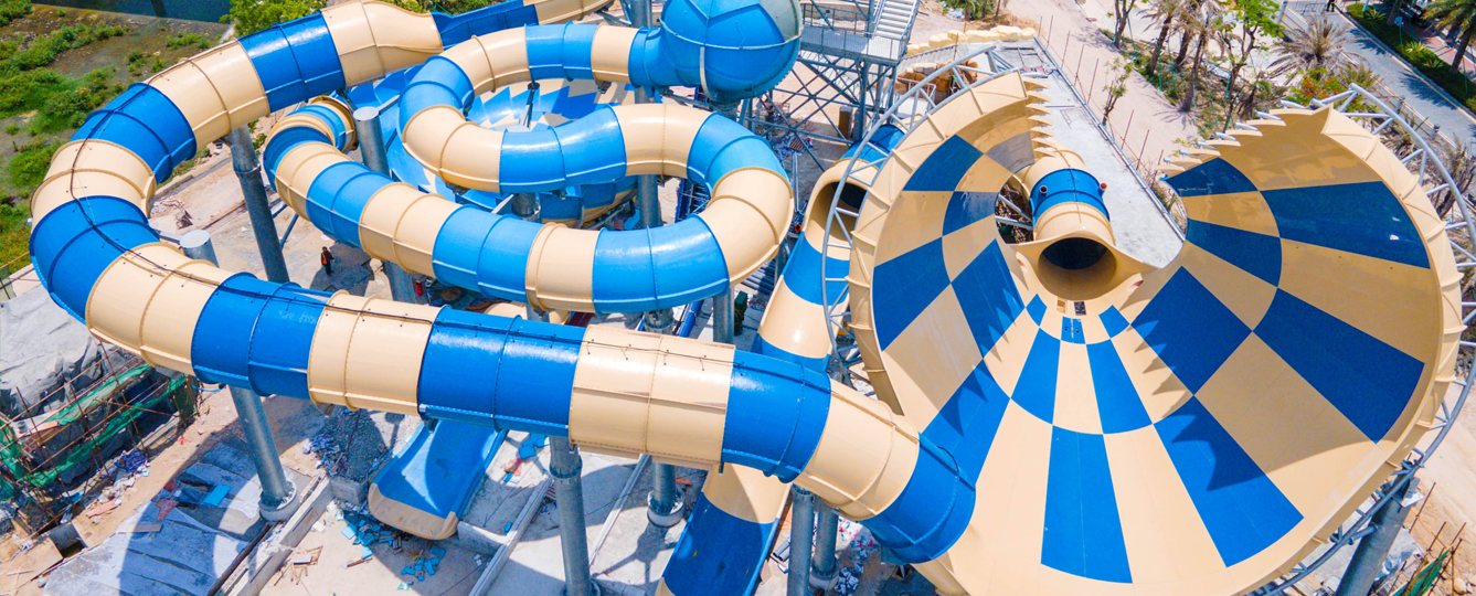 大喇叭滑梯應用現場